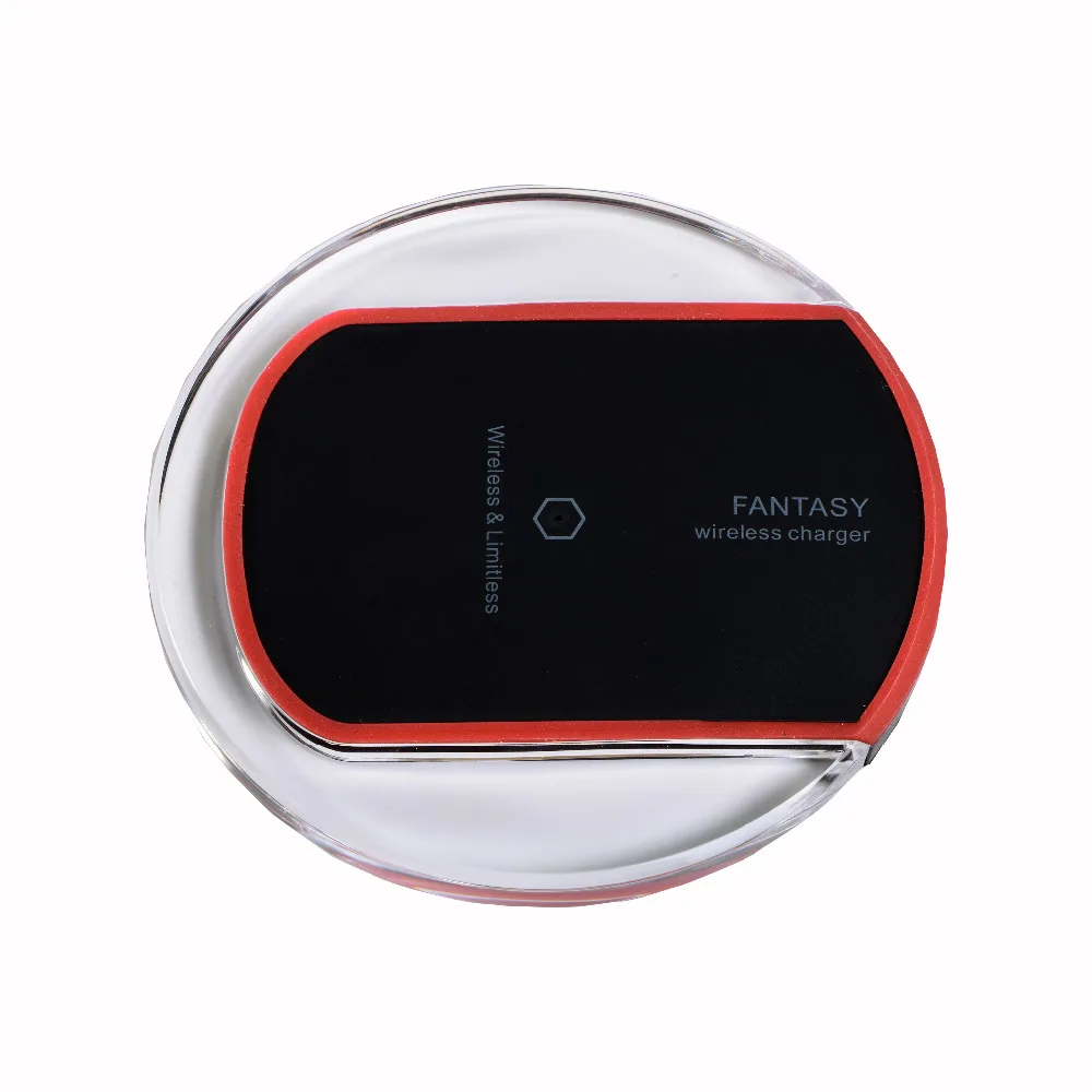 Cargador inalámbrico Qi para Samsung Galaxy S7 S6 / S6 Edge Plus V10, Cargador móvil inalámbrico para iPhone 8, gran oferta