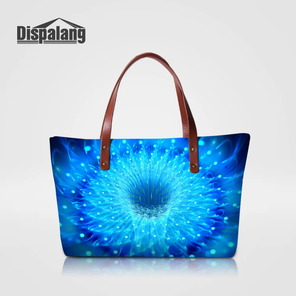 

Dispalang High Quality Women Handbags Casual Blue Series Shoulder Bag Female Totes Laides Shopping Bag Large Capacity Women Bag