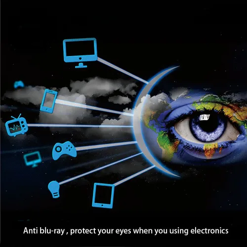 Imagen 2 del producto BCLEAR 1,67 índice refractivo lentes antirayos azules lente de visión única presbicia luz azul protección de ojos gafas de ordenador finas