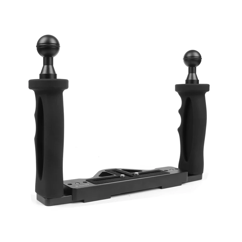 Adjustable width Handheld Stabilizer Hand Grip Underwater Mounting Tray for TG4 TG5 TG-4 TG-5 Camera