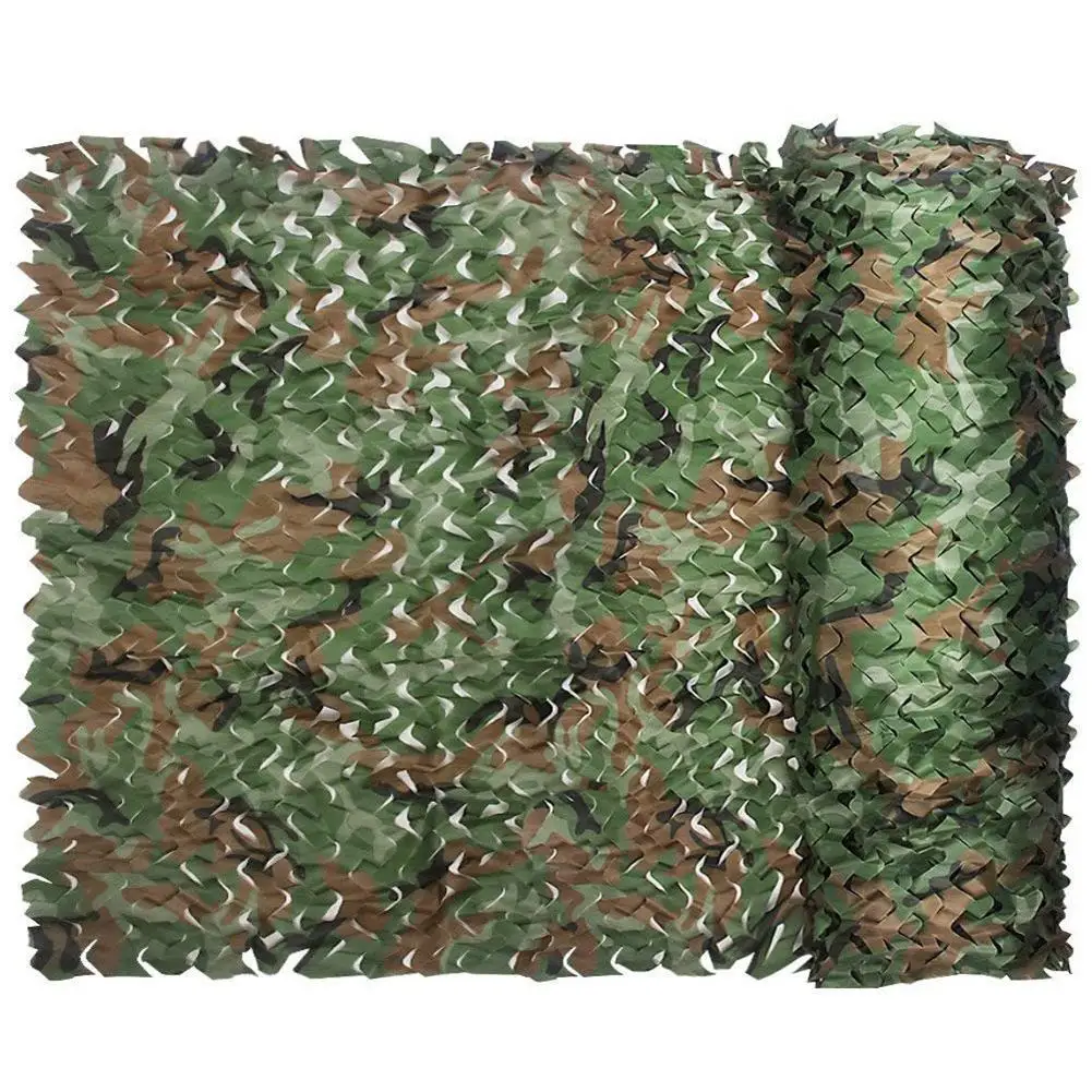 Camping Camo Net 0.5x1m Woodland Jungle Camouflage Net Hunting Shooting Fishing Shelter Hide Netting