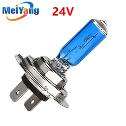 24 V H7 100 W Halojen Ampul Süper Parlak Sis Farları yüksek güçlü araba Far Lambası Araba Işık Kaynağı park Beyaz