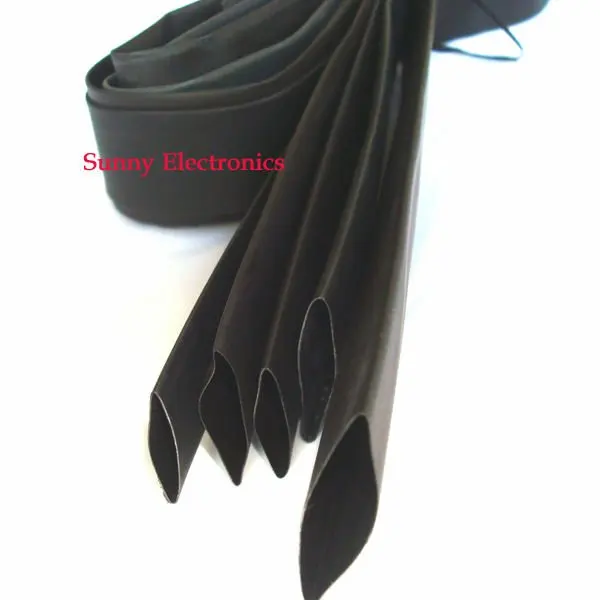 5 Size Heatshrink Heat Shrink Tube Black Insulation Sleeves Wire Wrap Cable Kit 14mm 16mm 18mm 20mm 25mm