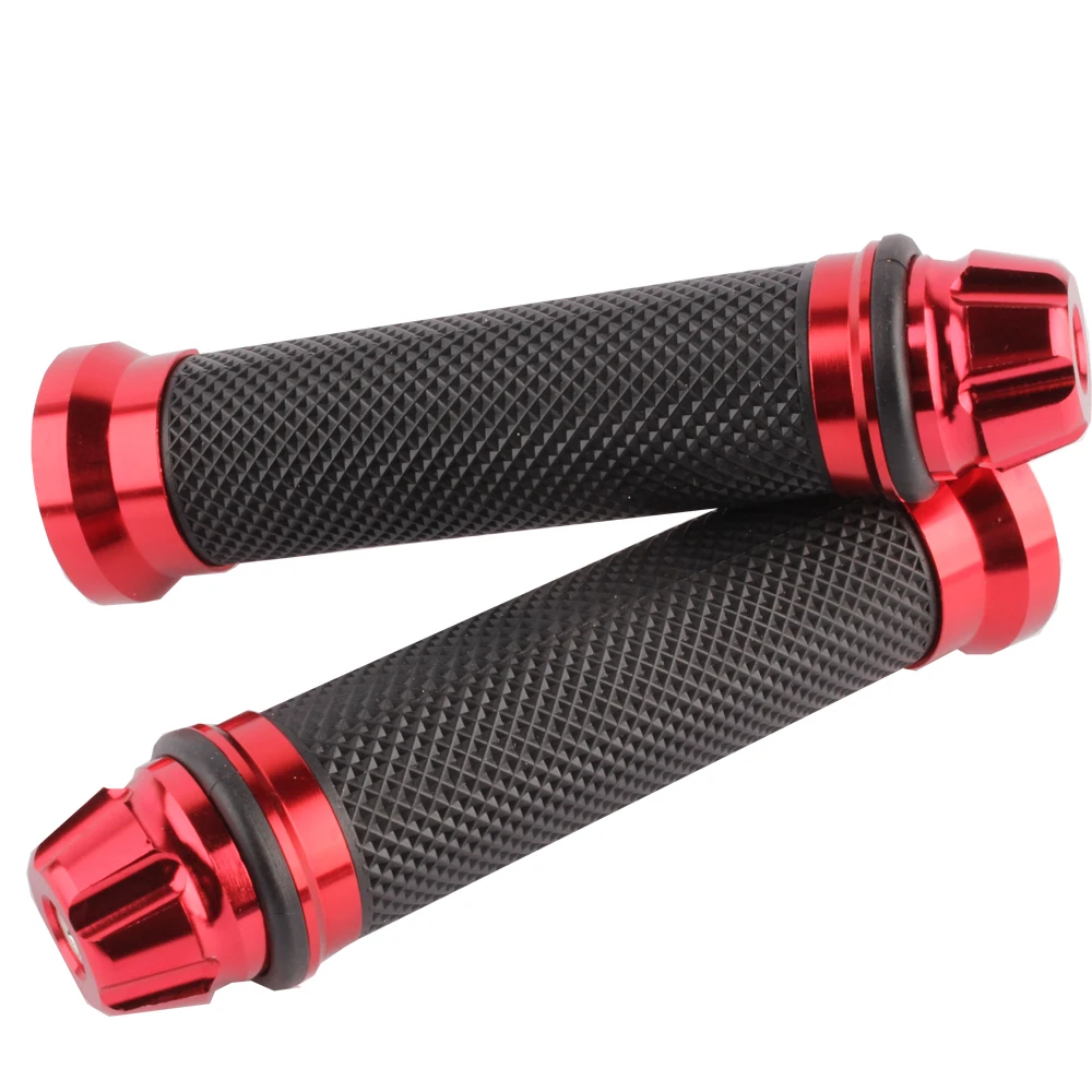 Motorcycle CNC Aluminium Rubber Gel Handle Grips Moto g5 Modified Handlebar Grips For Honda VFR750 MT 09 WR 400 GSX S1000