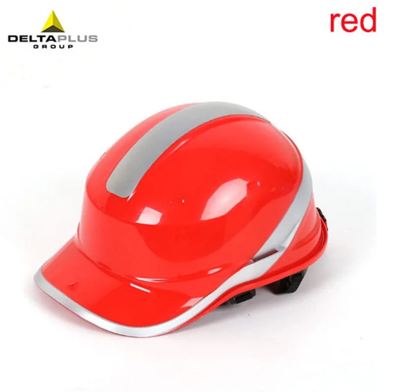 DELTAPLUS 102029 helmet ABS insulation Fluorescent warning tape Safety helmet Size free to adjust High grade Protection helmet