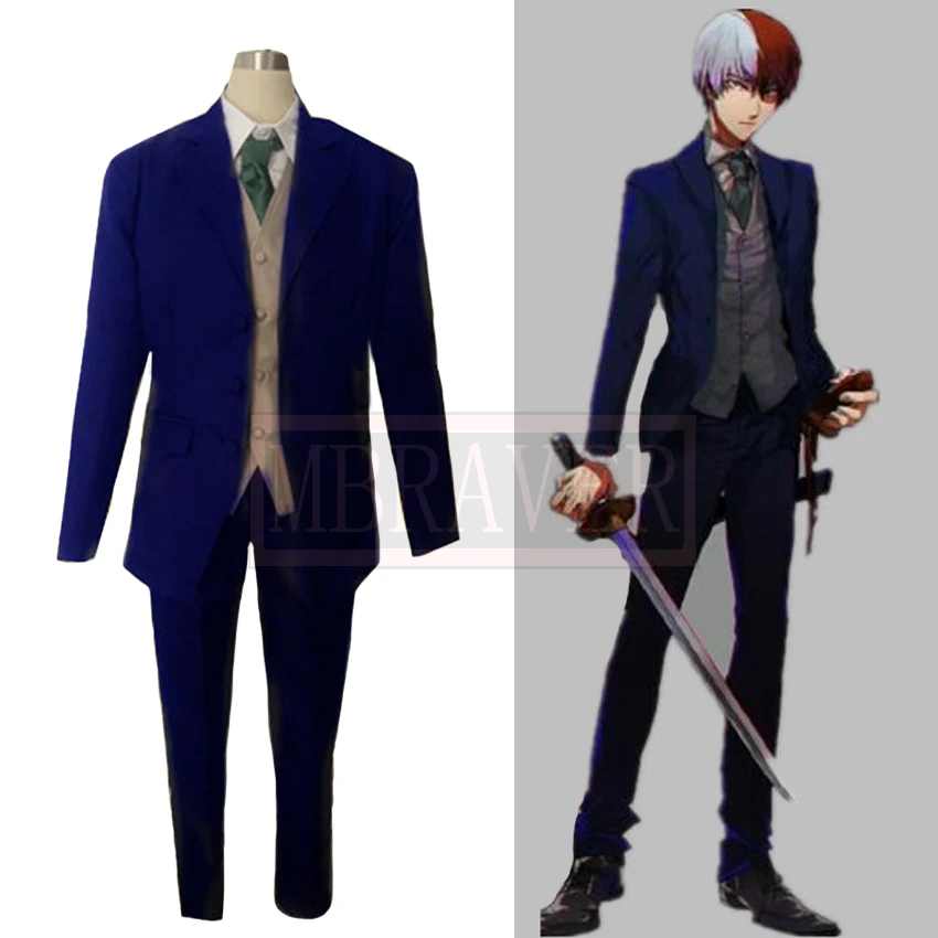 

Boku no Hero Akademia Shouto Todoroki Shoto Cosplay Costume Custom Made Free Shipping