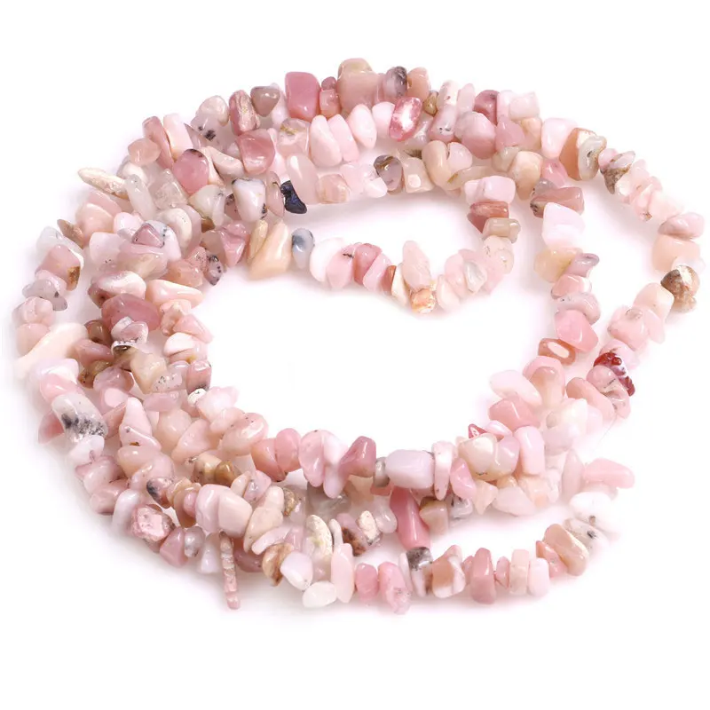 3-5x6-8mm Pink Opal Beads Natural Freeform Chips Stone Beads For Jewelry Making Beads Bracelets For Women 32\'\' DIY Beads Trinket