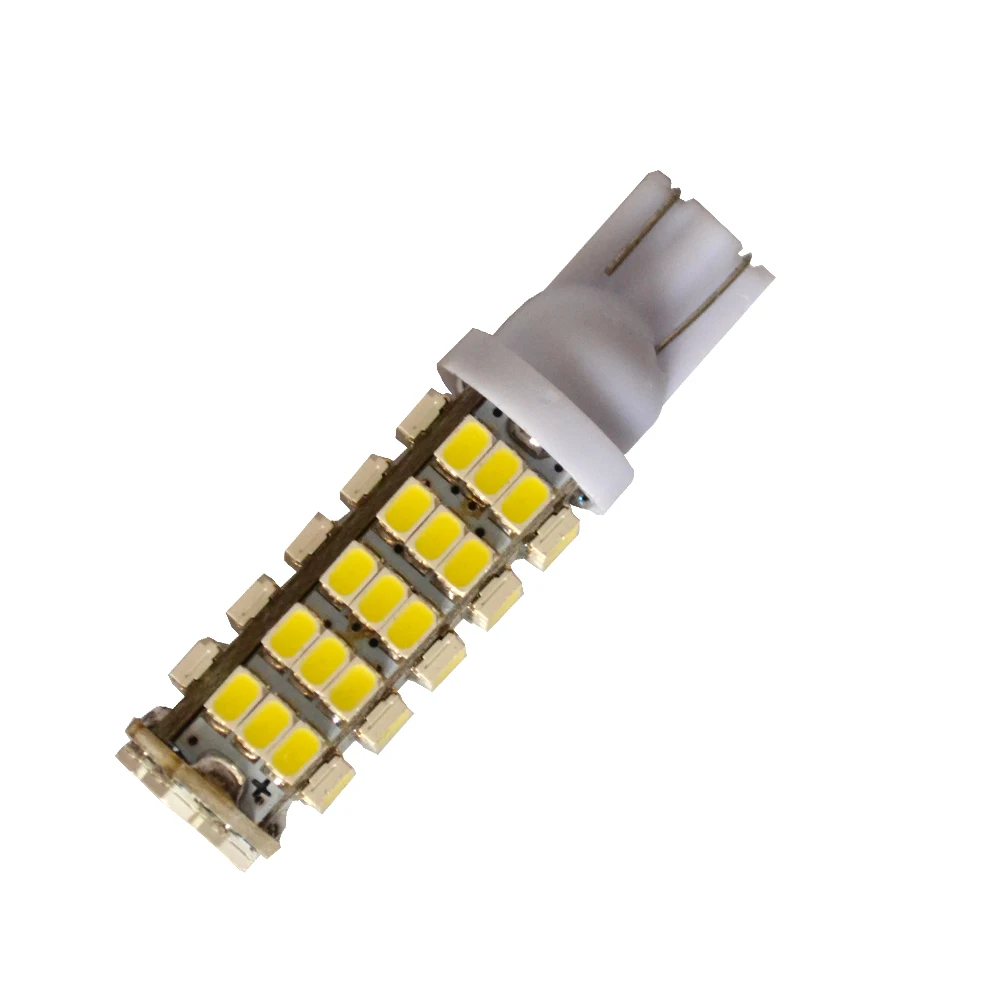 Почта Гонконга!!! Автомобильный светодиод 194 168 501 W5W T10 68 SMD 1206 3020 68smd Светодиодный автомобильный клин Боковой указатель поворота Ширина парковки Свет белый 12 В