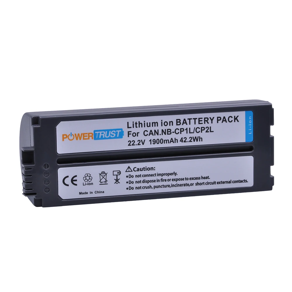 PowerTrust NB-CP2L CP2L NB-CP1L Bateria z ładowarką do Canon SELPHY CP100 CP200 CP220 CP330 CP400 CP510 CP600 CP710 CP1300