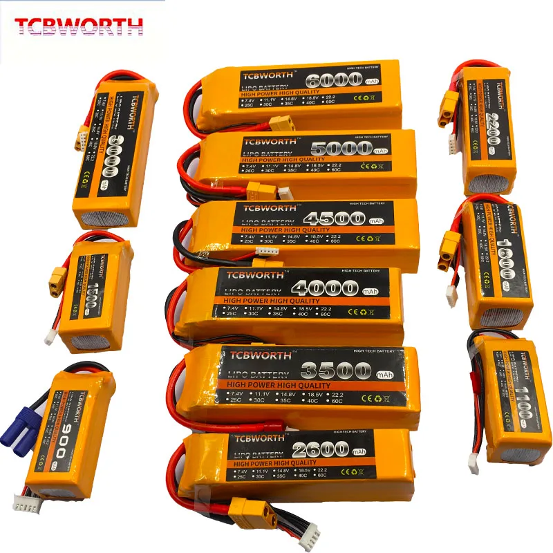 5S RC Toys Akumulator LiPo 18,5 V 1300 mAh 1800 mAh 2200 mAh 3500 mAh 4200 mAh 5000 mAh 6000 mAh do samolotów RC Drone Boat Car