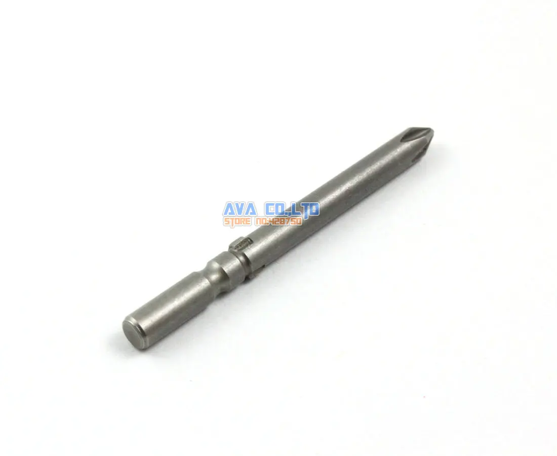 

10 Pieces 5.0mm PH1 Magnetic Phillips Screwdriver Bit S2 Steel 5mm Round Shank 60mm Long