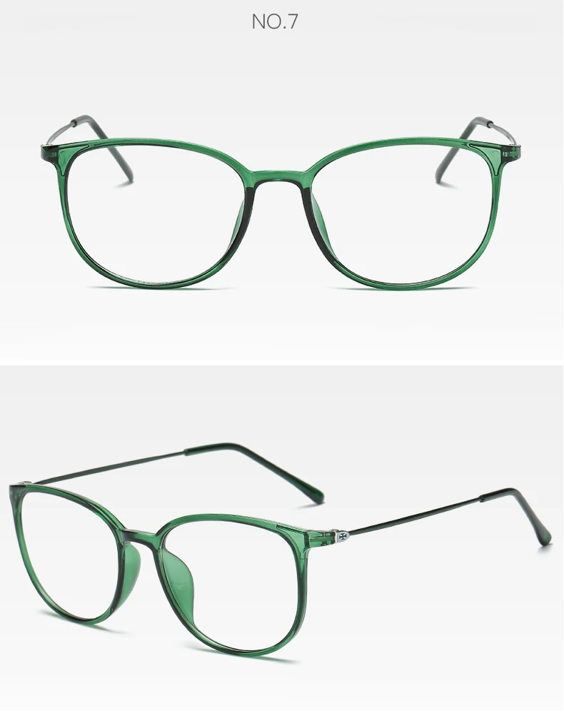 2024TR90 Brillen Rahmen Frauen Gläser Männer Gläser Rahmen Transparent Klare Linse Optische Brillen Oculos De Grau Feminino – Detail 11
