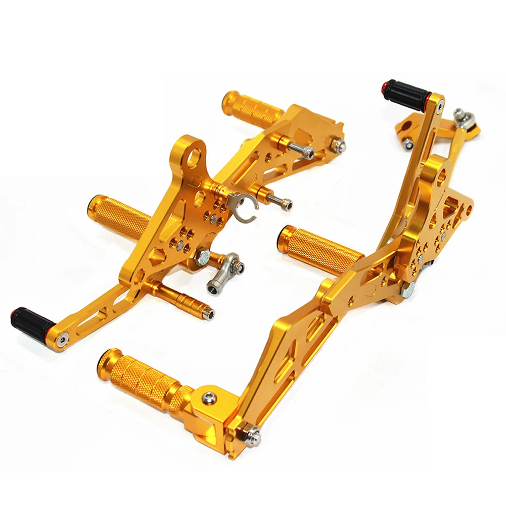 For Honda GROM MSX125 2013 2014 2015 2016-2019 CNC Adjustable Footrests Foot Pegs Rider Rearsets Foot Rest With Passenger Pedal