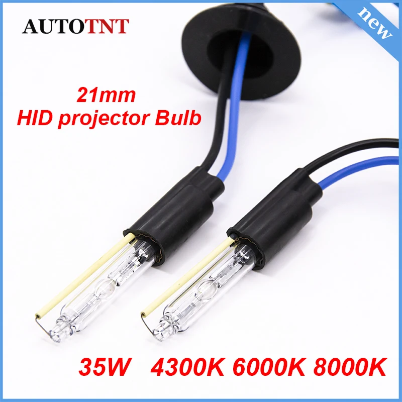 2pcs AC 12v 35w  21mm Auto HID xenon Bulbs for 3.0 Inch Koito Q5 Bi xenon projector lens headlight