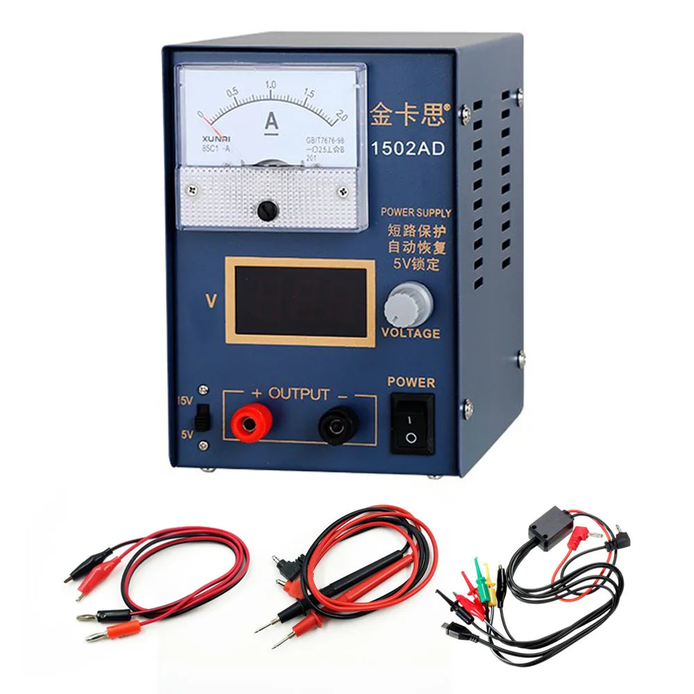 15V 2A Phone Repair Power Supply Mini Adjustable DC Power Supply Station Tester Phone Testing Power Switching Power Supply