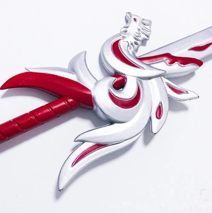 Cuchillo de anime para cosplay de Halloween, accesorios de arma de espuma PU, juguetes para niños Li Bai Qinglian Jian