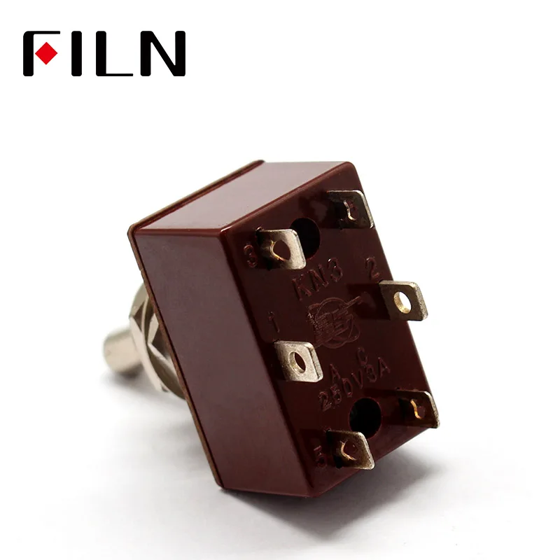 Button switch 2 Position zweireihig 3A 220 V Kippschalter