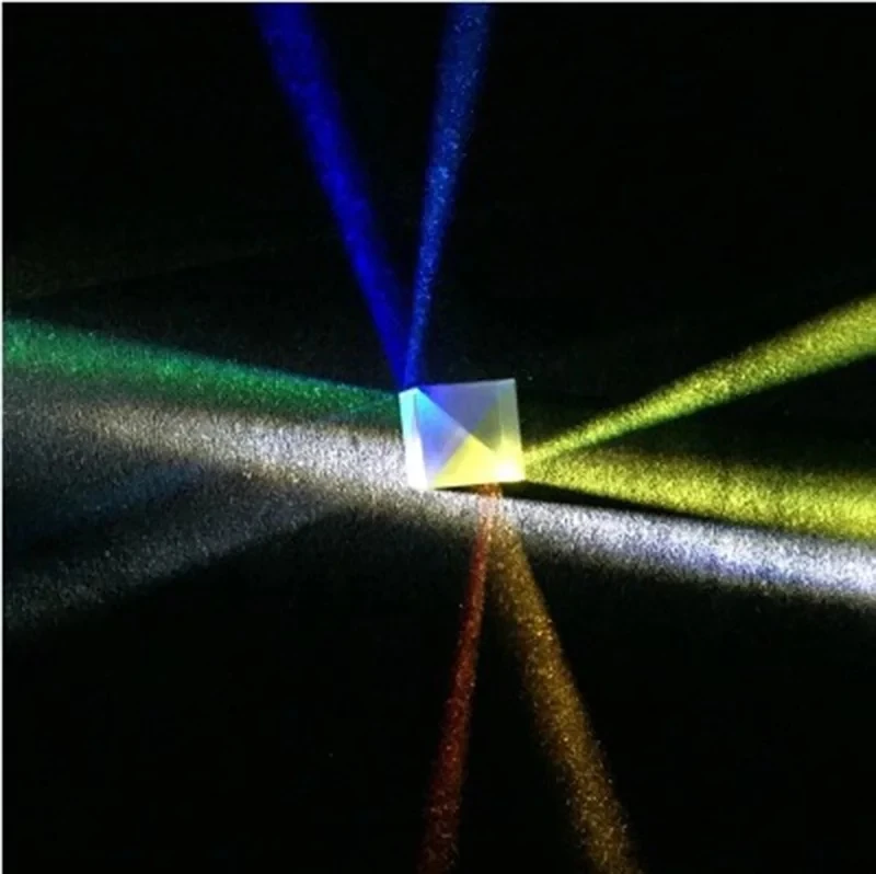 X-cube Prism Lens k9 Experimentos Físicos e o Projetor Combinador de Feixe Rgb Combinador Cubo