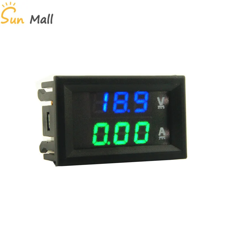 

DC 100V 10A Blue-Green 0.28inch LED Digital Voltmeter Ammeter Volt Ampere Meter Amperemeter Voltage Indicator