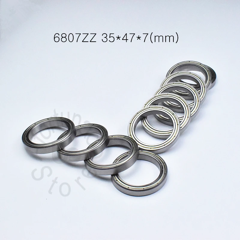 

6807ZZ 35*47*7(mm) 1piece bearing ABEC-5 Metal sealed bearing 6807 6807Z 6807ZZ chrome steel bearings