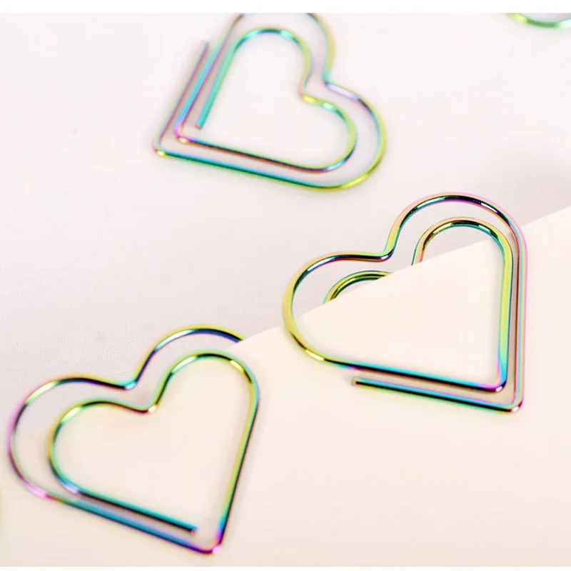 

Colourful Heart Bookmark Paper Clip Office Storage For Wedding Baby Shower Party Birthday Favor Gift Souvenirs ZA6808