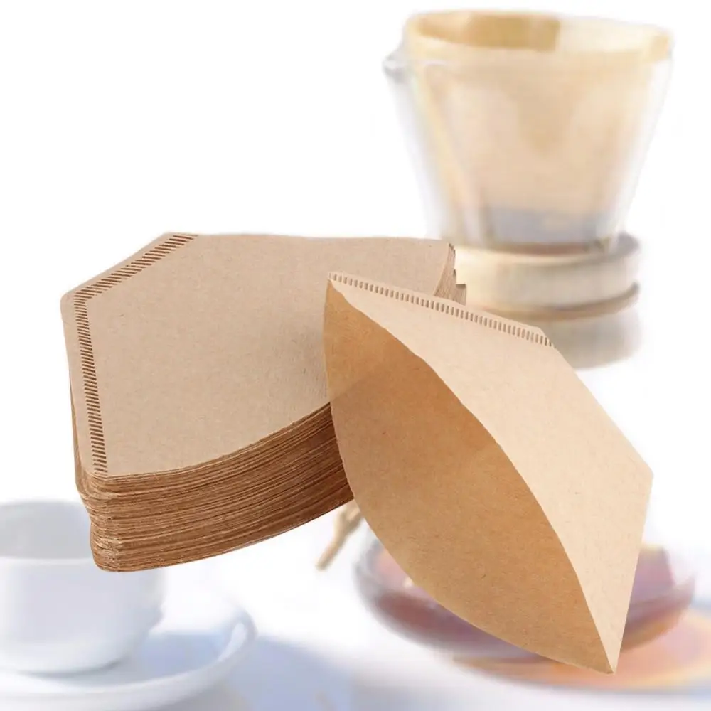 New,100pcs/bag wooden original drip paper coffer strainer/filter,packs tea bags,for coffee,green/black/Oolong/puer tea infuser