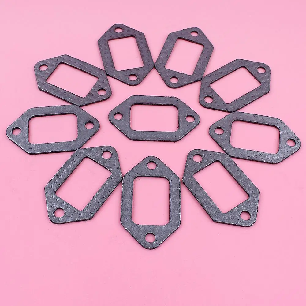 10pcs/lot Exhaust Muffler Gasket Kit For Stihl MS361 MS380 MS381 MS440 MS441 Chainsaw Replace Spare Part 1125 149 0601