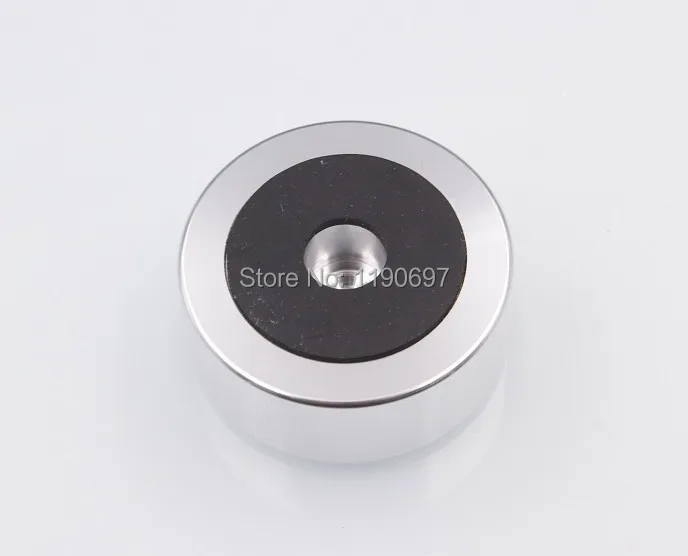 

1PC Rubber Ring Shock Absorber Top Aluminum Machine Foot Amplifier Feet Speaker Turntable Feet 49*20MM 1PC Free Shipping