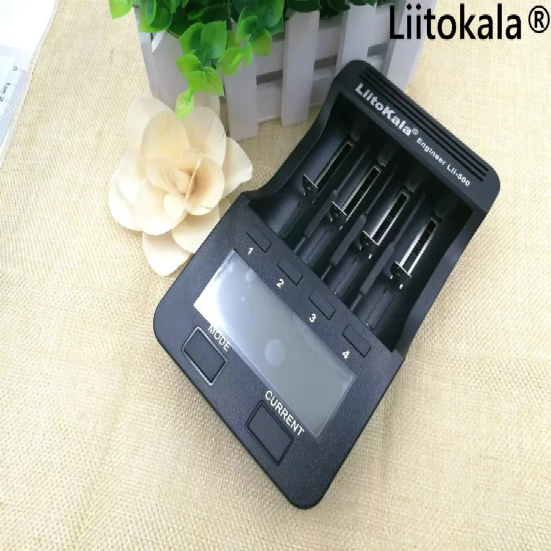 

100% Liitokala lii 500 LCD Charger 3.7V 18650 26650 18500 cylindrical lithium batteries, 1.2 V AA AAA NiMH battery charger