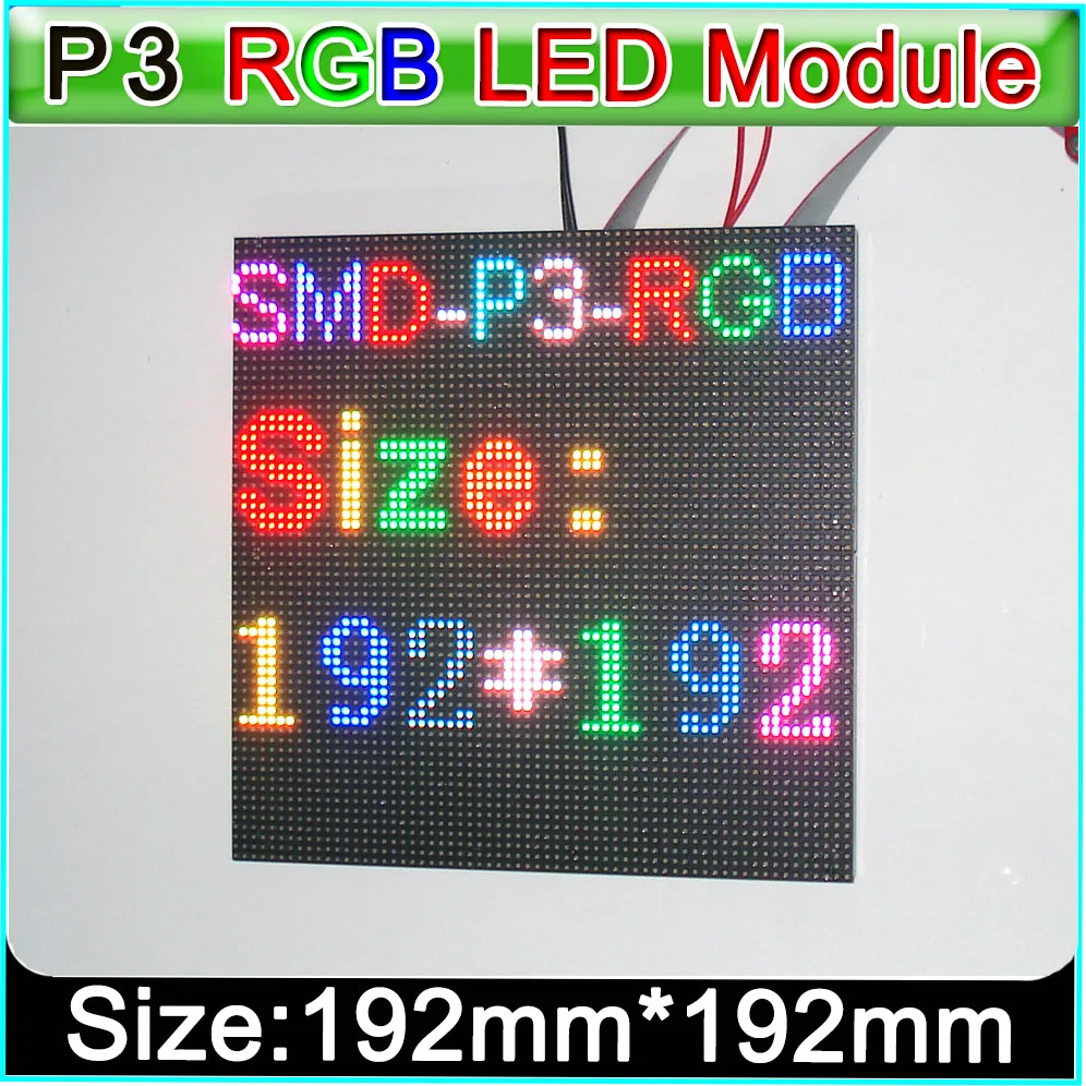 

P3 Full Color LED Display Screen,RGB LED Panel LED Module,DIY Indoor HD Video Wall LED Module