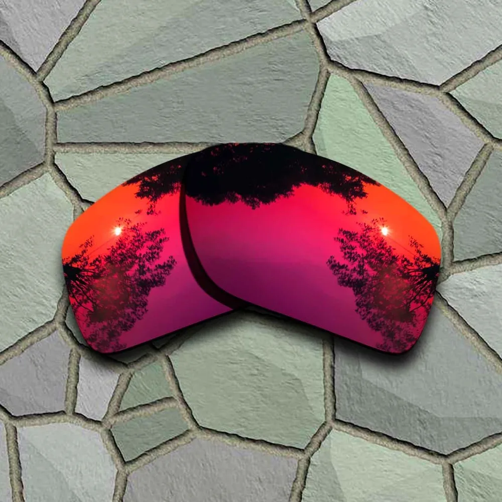 

Violet Red Sunglasses Polarized Replacement Lenses for Oakley Big Taco