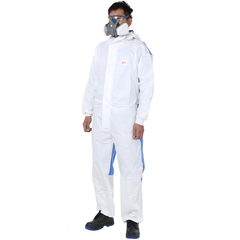 3M 4535 Non-Woven Coverall CleanRoom Clothes Anti static and Anti chemical liquid splash and effective protection of particles