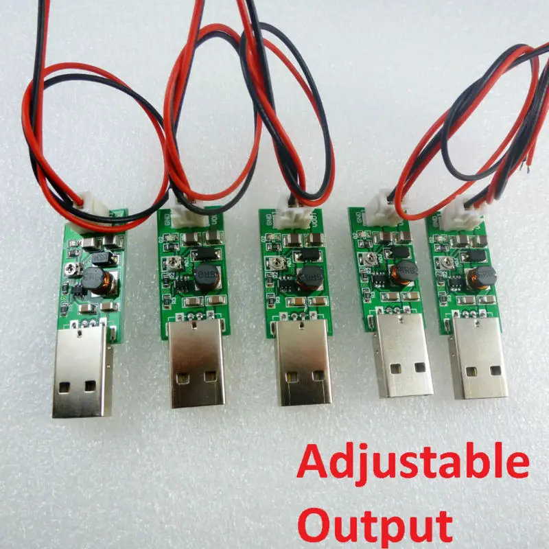 

5X 1Mhz Step-up Current Mode PWM Conveter USB 3.7V 4.2V 5V to DC 6V 7V 8V 9V 10V 11V 12V 13V 14V 15V Output Power Supply Module