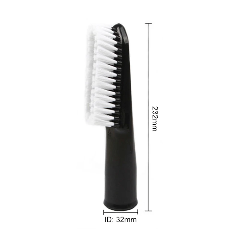 1 1/4-Inch Soft Bristle Dust Brush For Universal Vacuum Cleaner Attachment Dirt Remover Suction Tube for Corners Pets Drawers