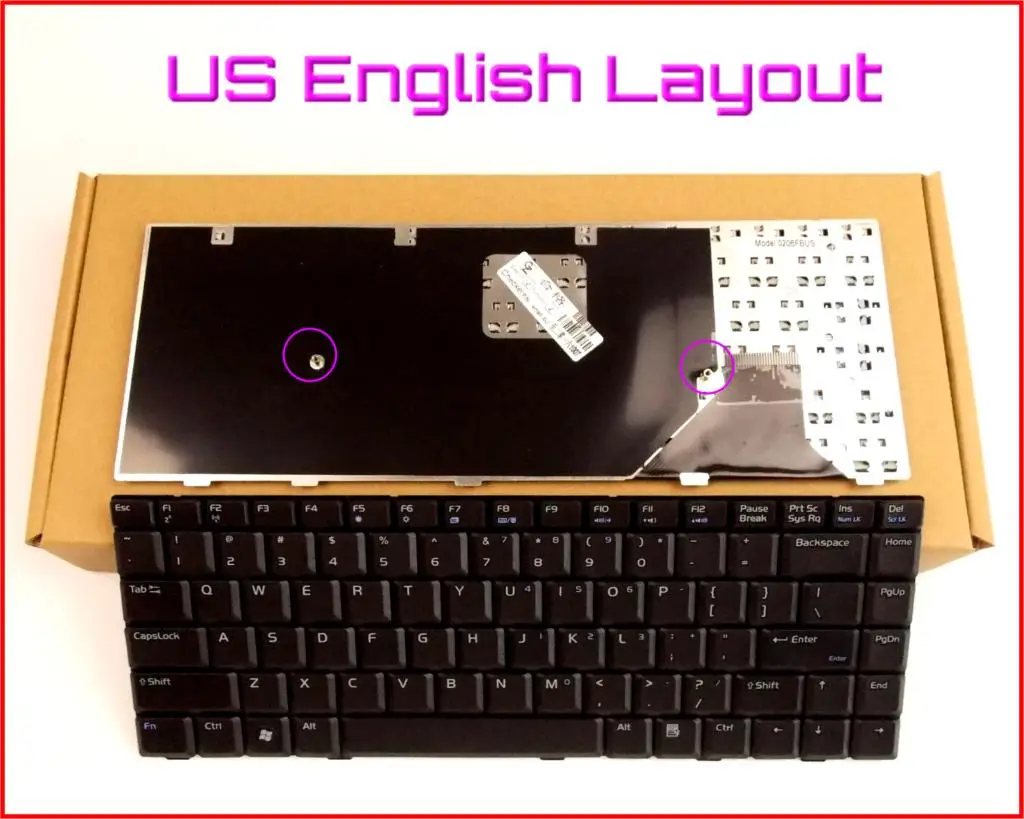 

New Keyboard US English Version for ASUS F8 F80 N80 N80Vc N80Vb N80Vm N80Vn W3A W3J W3N W3V W3Z W3 Laptop