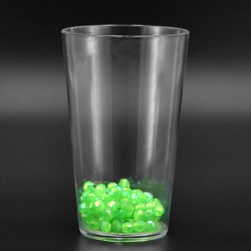 Color Bead Separation (with Cup) Magic Tricks Close Up Street Gimmick Prop Accessories Funny Two Tumblers Beads Separate Magie