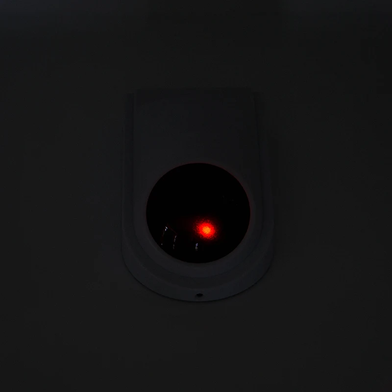 Outdoor Fake Camera Home Surveillance Security Simulation Mini CCTV Camera Red LED Light Fake white Camera