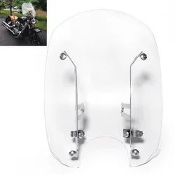 Motorcycle Clear Windshields Windscreen With Mounting hardware For Indian Scout Sixty 2016-2023