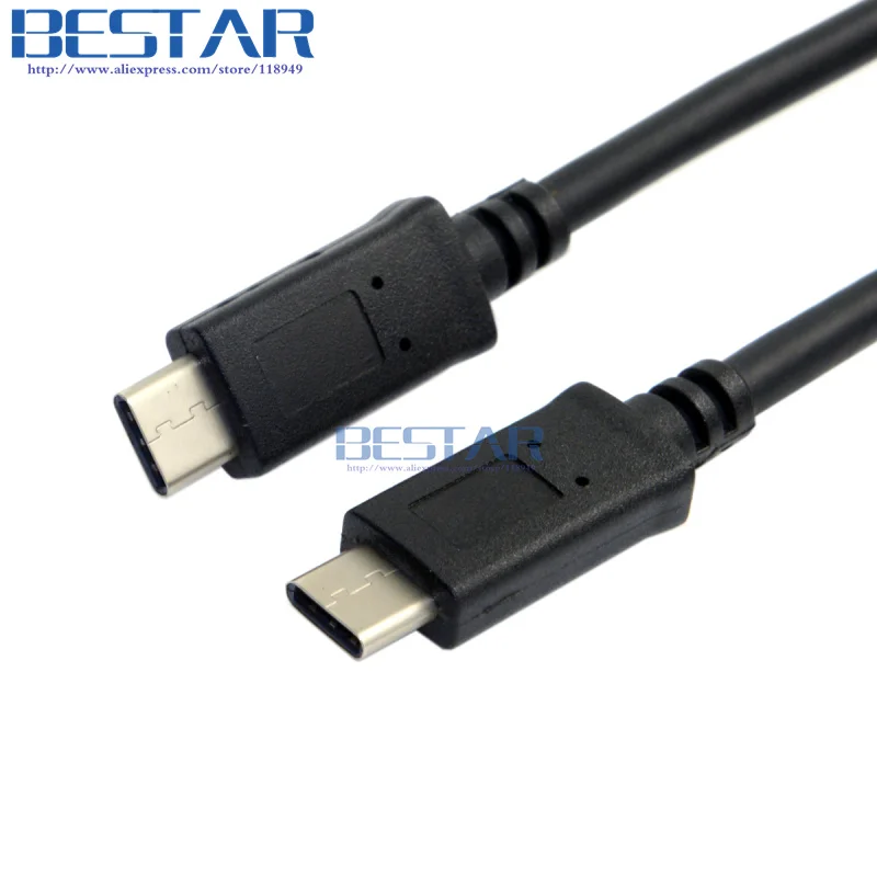Reversible USB 3.1 Type-C Cable 10Gbps Male to Male 30cm/1m/2m/3m Data Charge Audio Sync for Laptop/Tablet