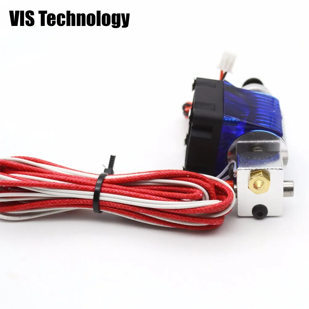 3D V6 Long distance J-head Hotend for 1.75mm Bowden Extruder with Cooling fan for RepRap 3D Printer