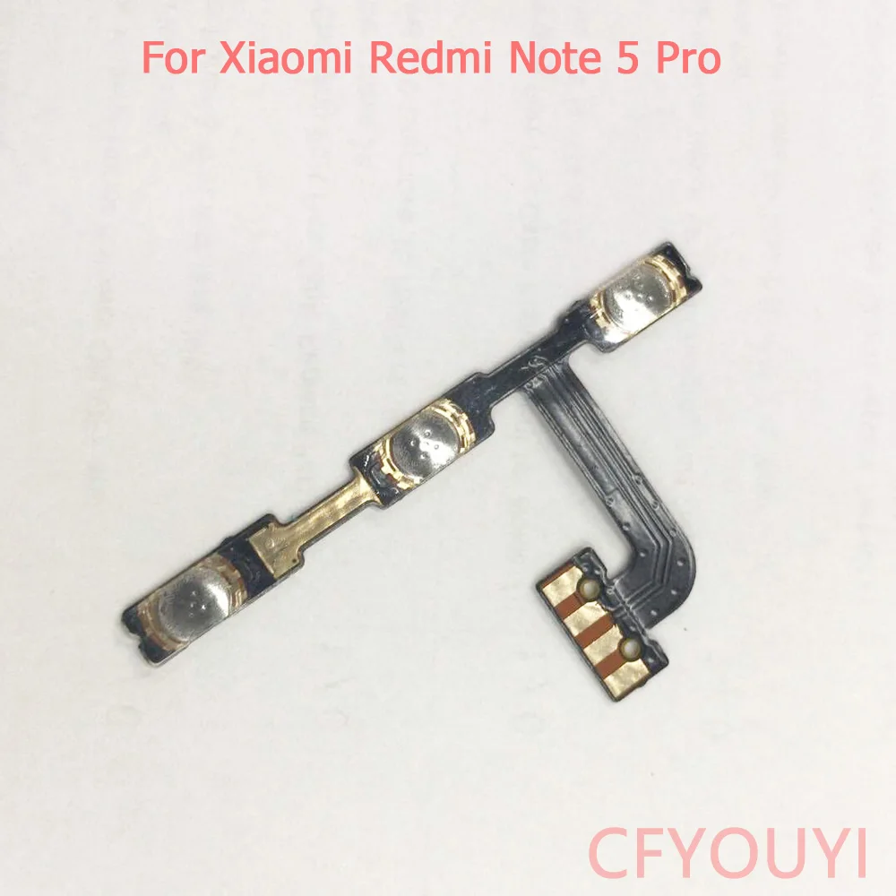 

For Xiaomi Redmi Note 5 Pro Power Volume Flex Cable Side Key Button On Off Switch Flex Cable Replacement Part