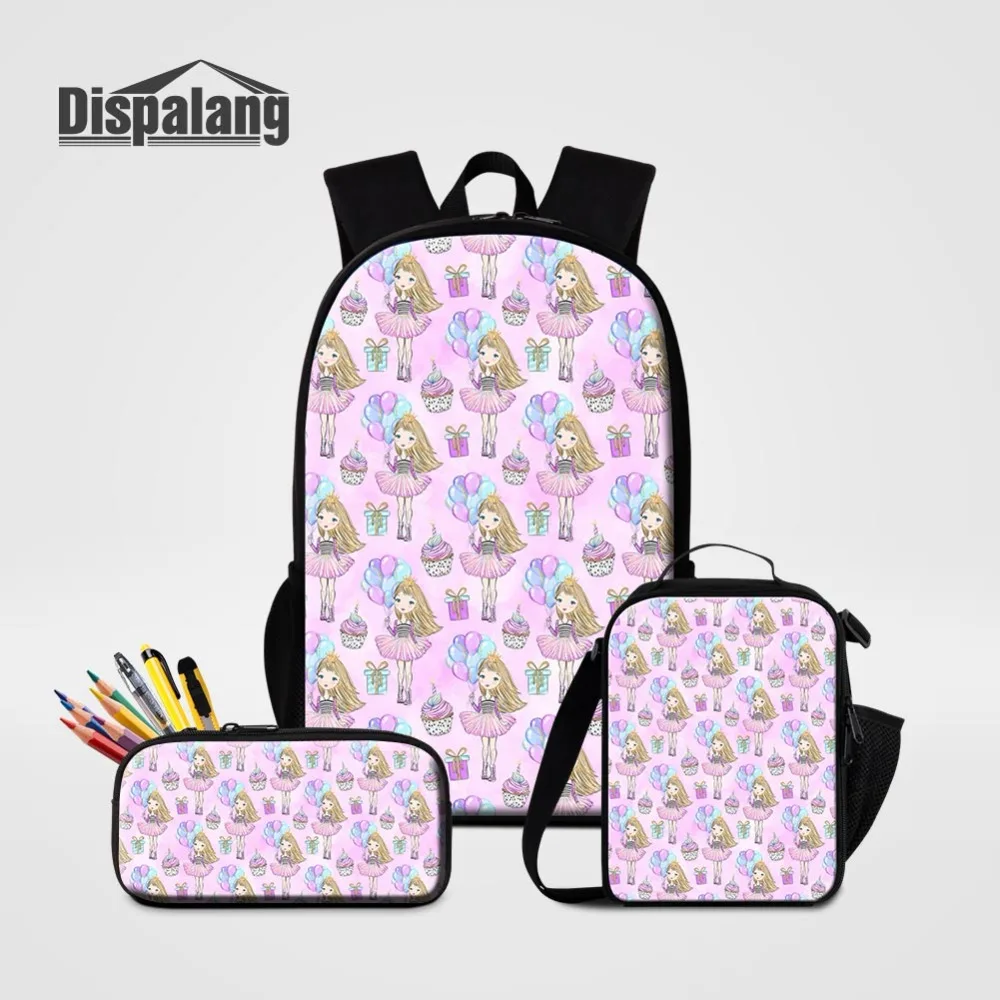 Dispalang 3 Set Backpack With Pencil Case Lunchbox For School Newly Design School Bags For Boy Girl Bagpack Rugtas Drop Shipping