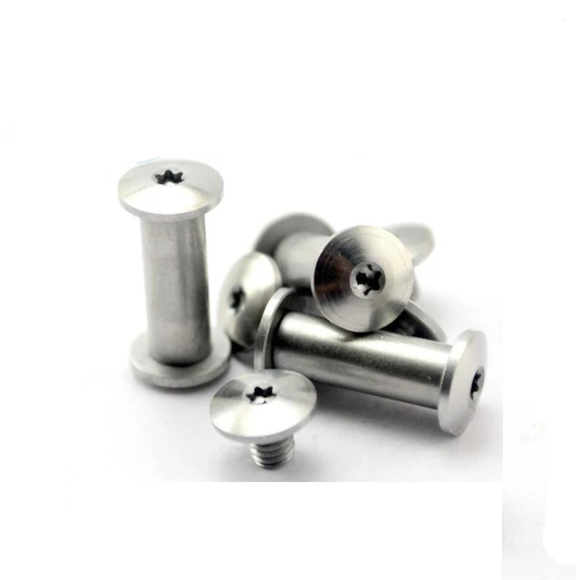T8 cabeça de ameixa ferramentas diy material faca lidar com placa fixação estilo ameixa m3.5 parafuso rebite parafuso de processamento de móveis