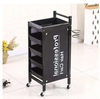 Beauty cart, hair salon, perm and dye cart, hair salon tool cart, barbershop trolley, tool cabinet.