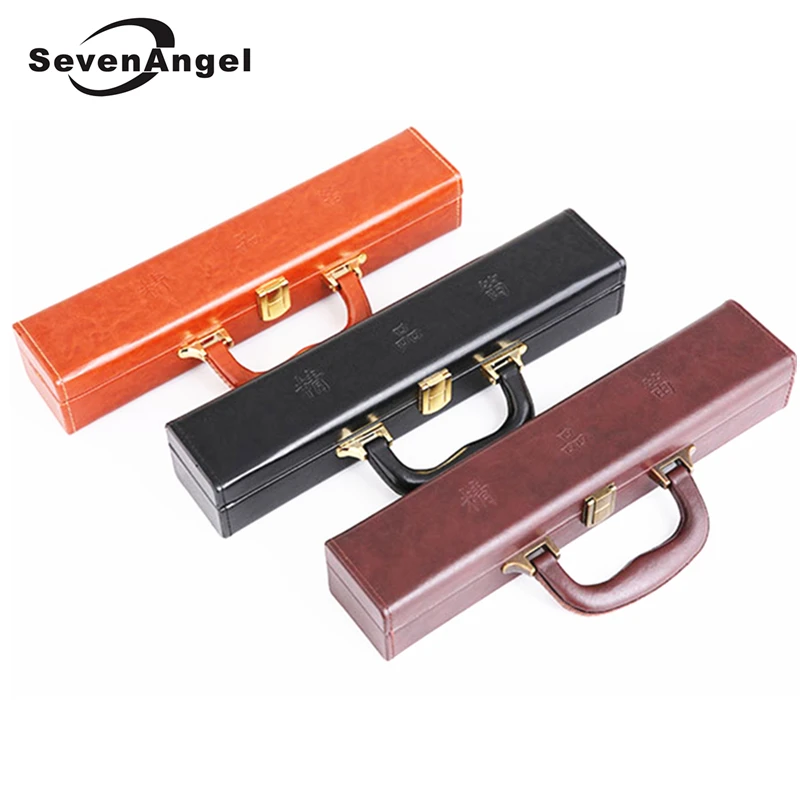 Top Grade 2-section Flute Case for Protection Dizi Easy to Carry High-grade PU Flute Bag Wood Flauta  Accessory