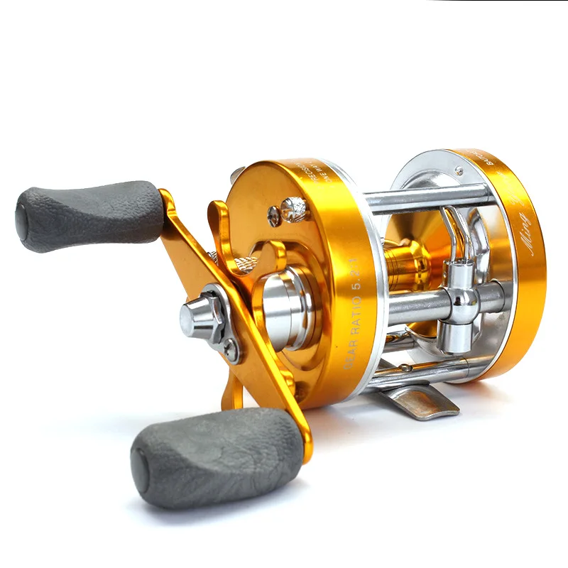 1Pcs 40# Fishing Reel Aluminum alloy Ratio:4.2:1 Saltwater Bait casting Reel Full Metal Carp Drum Wheel Speed Pesca Right/Left