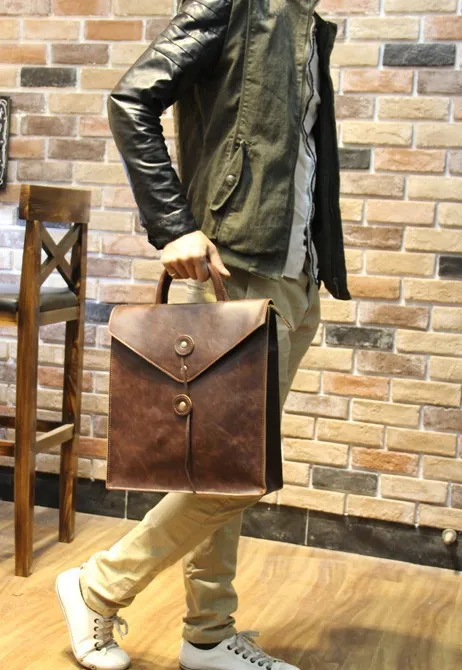 Popular man backpack original design business casual bag envelope Korean men Shoulder Bag  Computer package