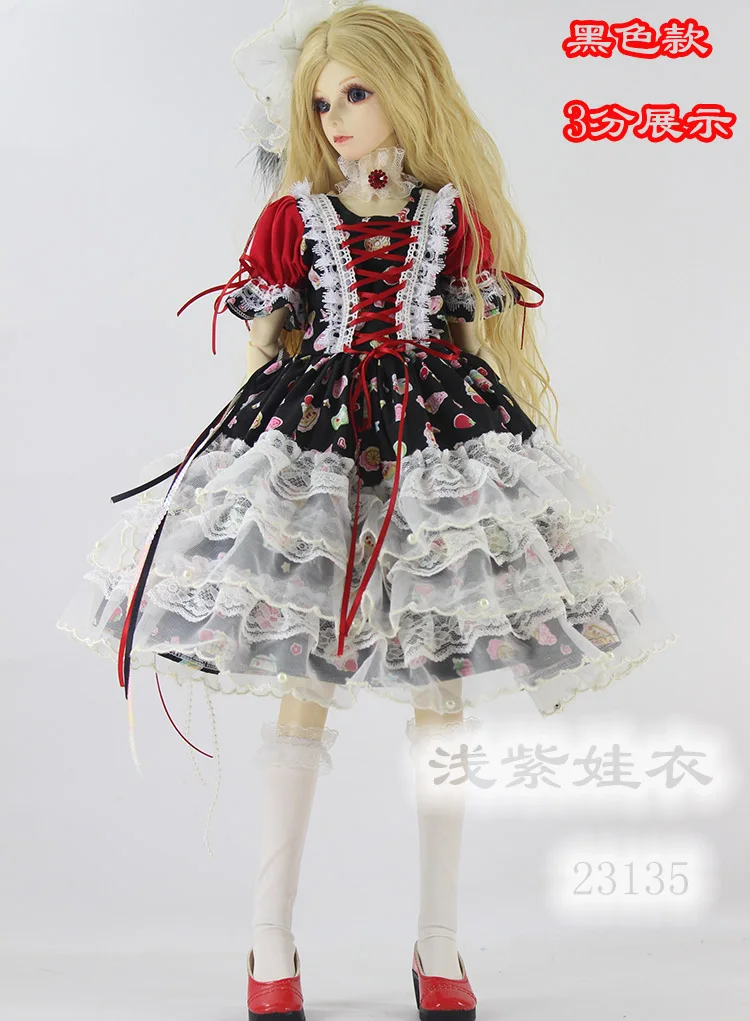 1/6 1/4 1/3 scale BJD clothing accessories Dress+socks set for BJD/SD doll,Not included doll,shoes,wig and other accessories 524