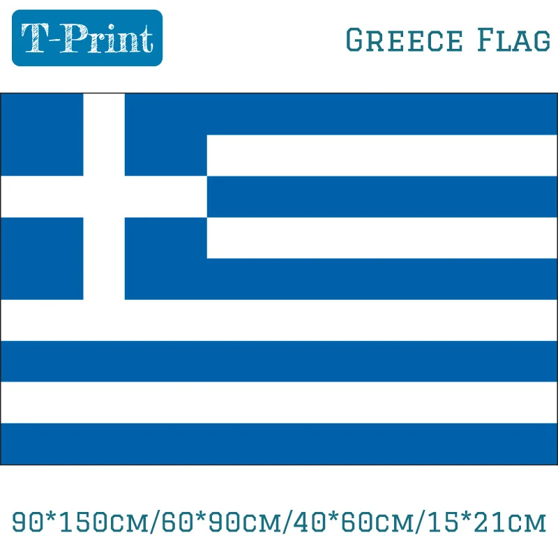 90*150cm/60*90cm Greece Flag Greek National Banner National Day / Sports meeting flag gift Banner and flag decoration