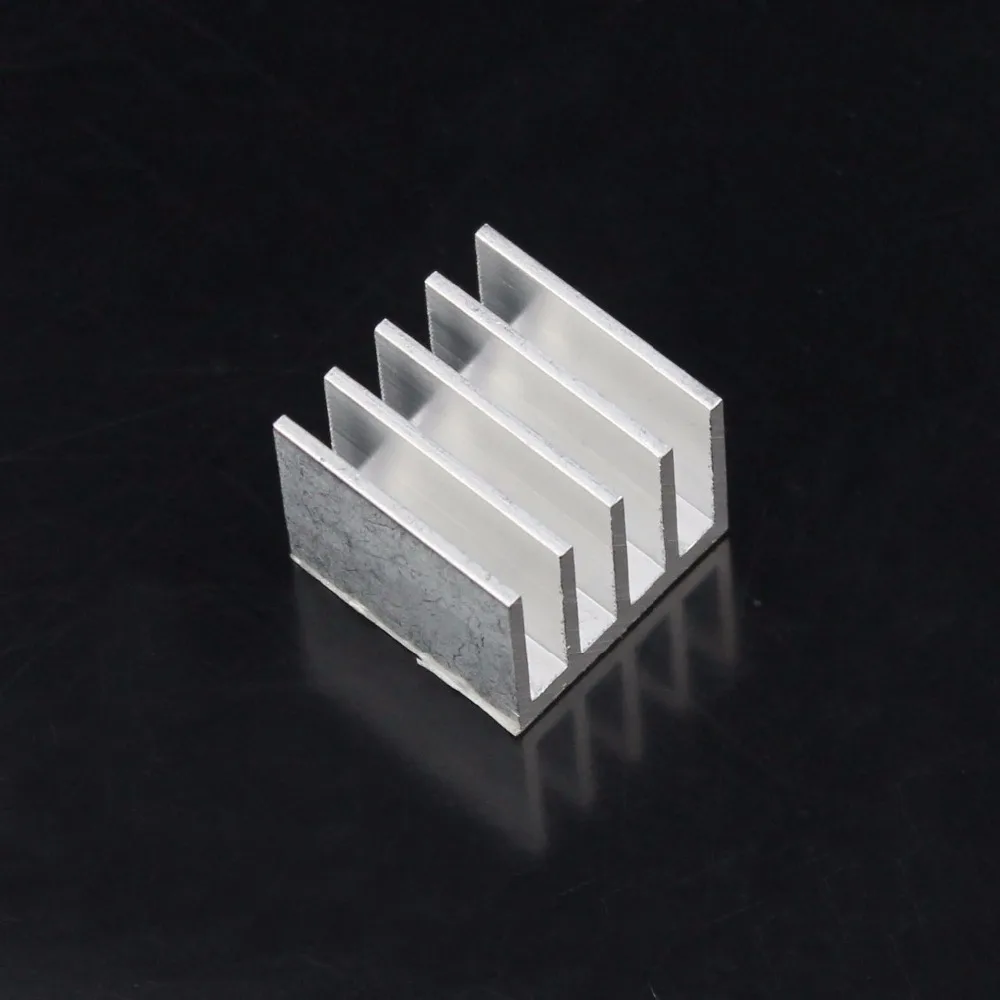 

Gdstime 200pcs 20mmX20mmX15mm Aluminum With 3M Silver Mini Small IC Chipset Heatsink